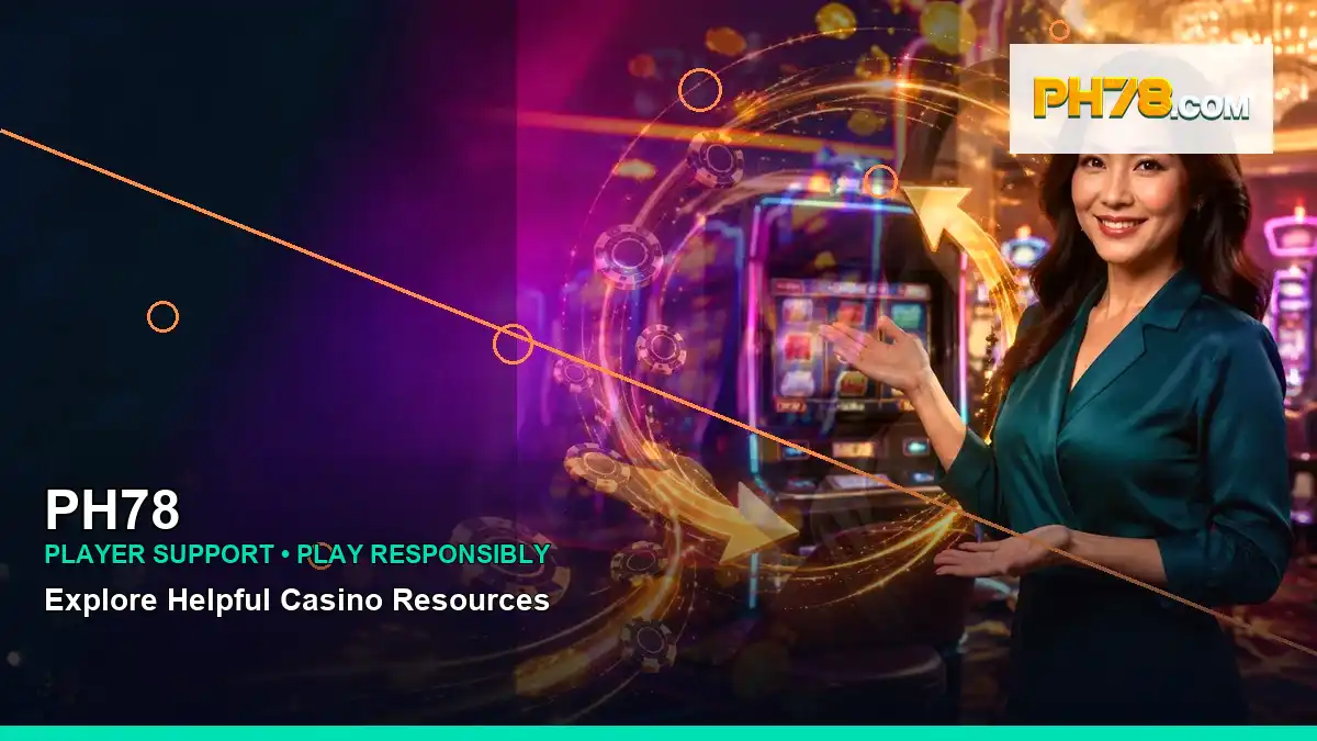 PH78 right-framed casino cashback rewards highlighting mobile-friendly casino play