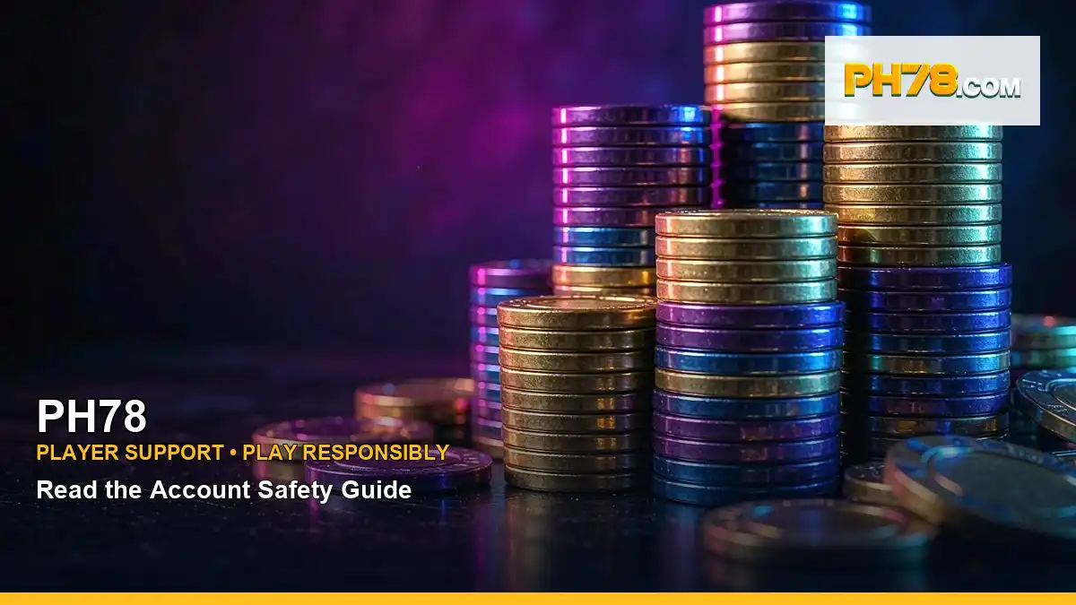 PH78 PH78 earn money information for Philippine users scene with flat lay live casino table games for players in the