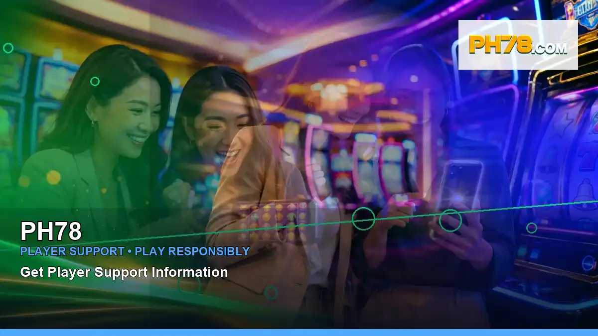 PH78 first casino deposit and wallet options featuring an adult Filipina casino host with a panoramic reel composition